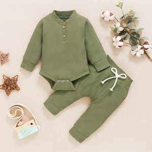 Pea Green Matching Sets